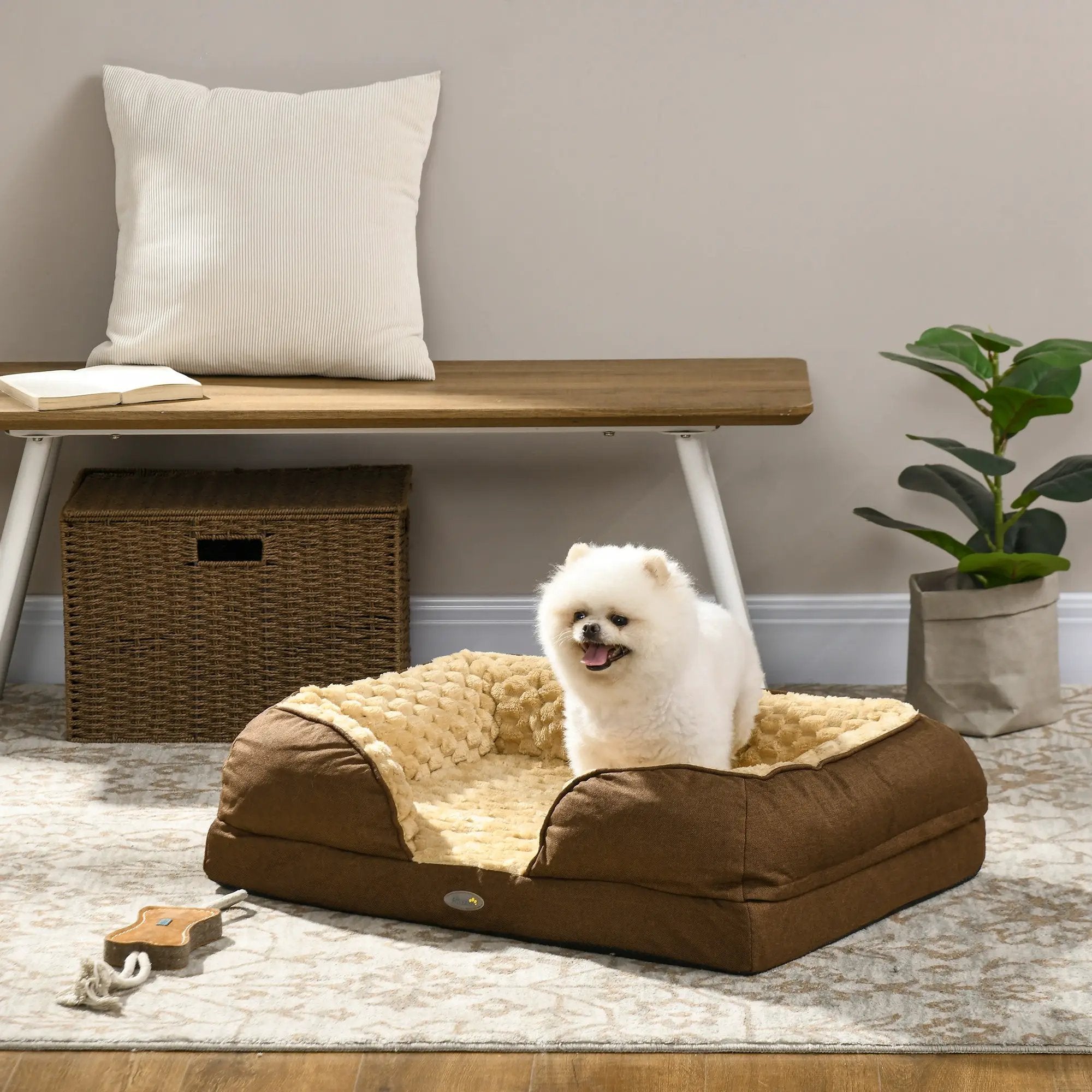 PawHut PawHut Dog Bed Calming Pet Bed Dog Mattress for Small Dogs - Dog Beds