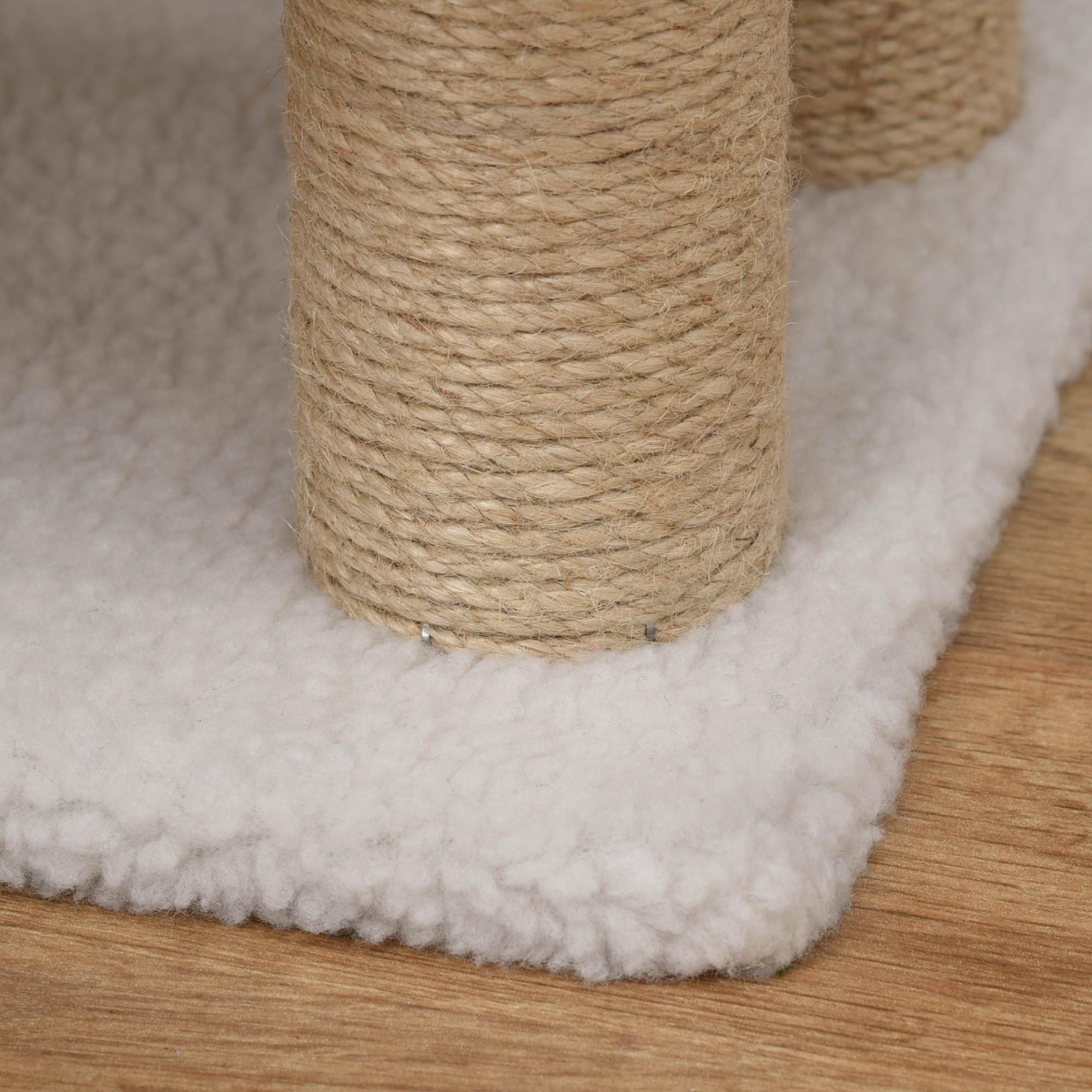 PawHut Pet Stair with 4-step Climb Ladder, Scratching Posts - from PawHut