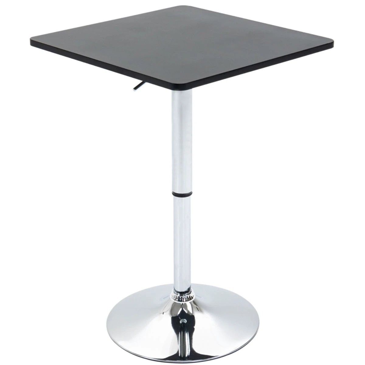 Modern Bar Table 69-93cm Rotating Top Home by N/A