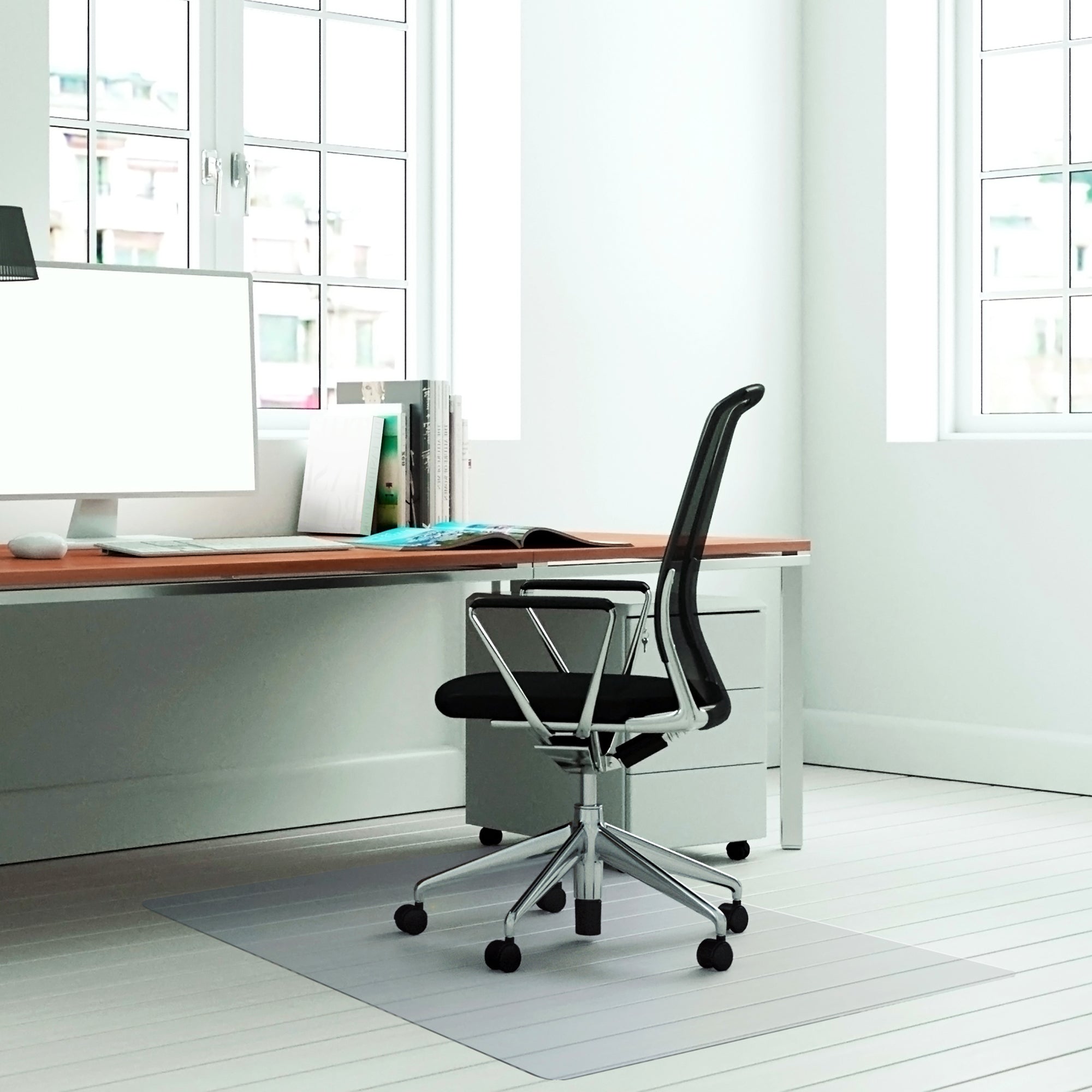 Floortex® Advantagemat® Plus APET Rectangular Chair Mat - Rug