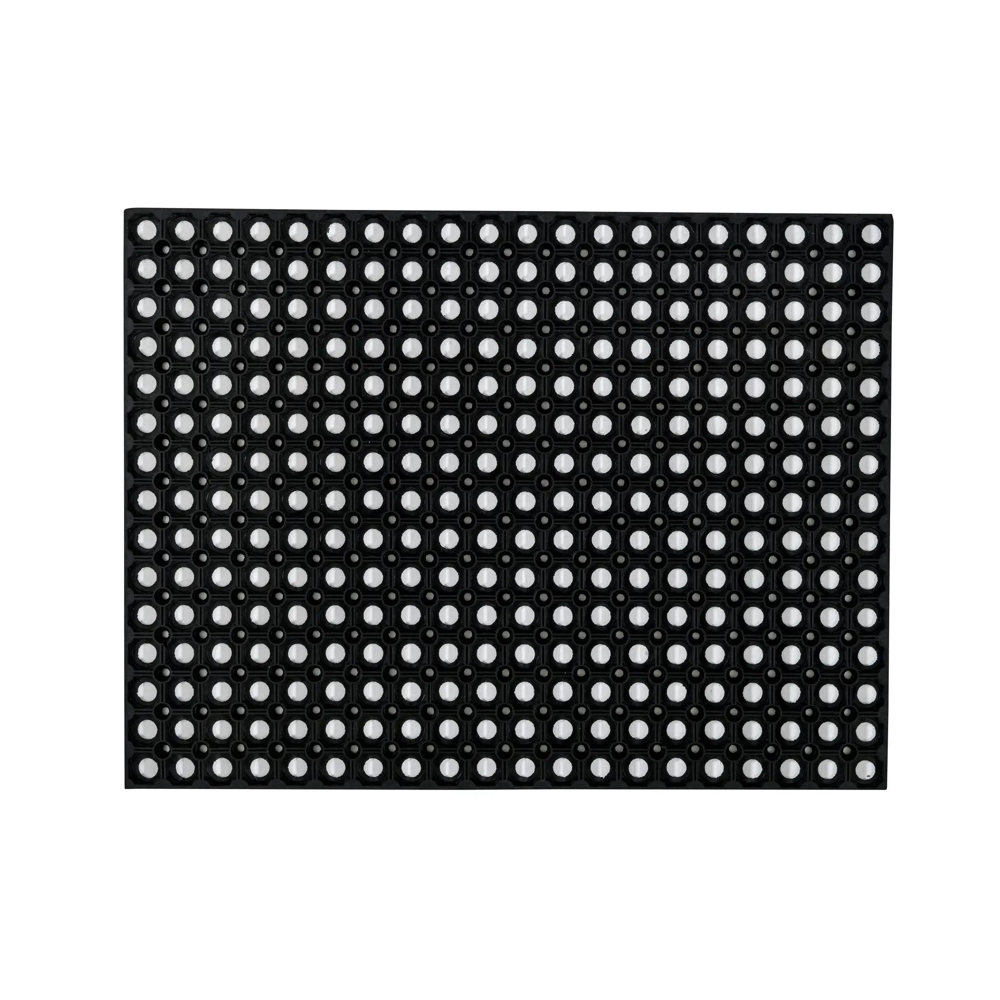 Floortex® Doortex® Octomat Black All-Weather Heavy Duty Outdoor Entrance mat - Rug