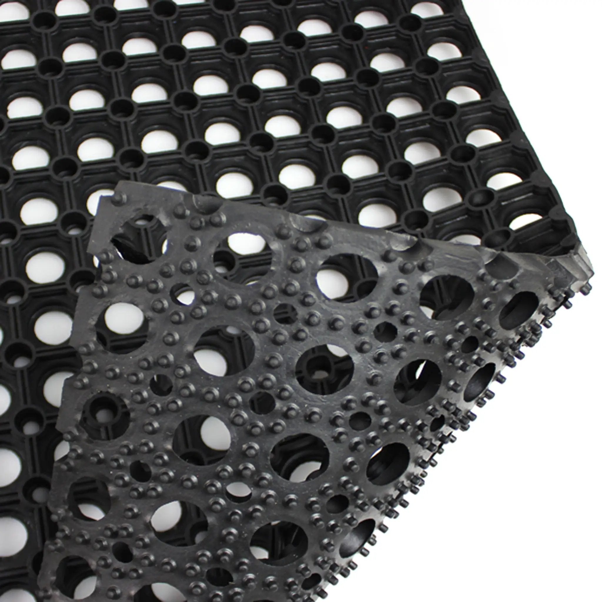 Floortex® Doortex® Octomat Black All-Weather Heavy Duty Outdoor Entrance mat - Rug