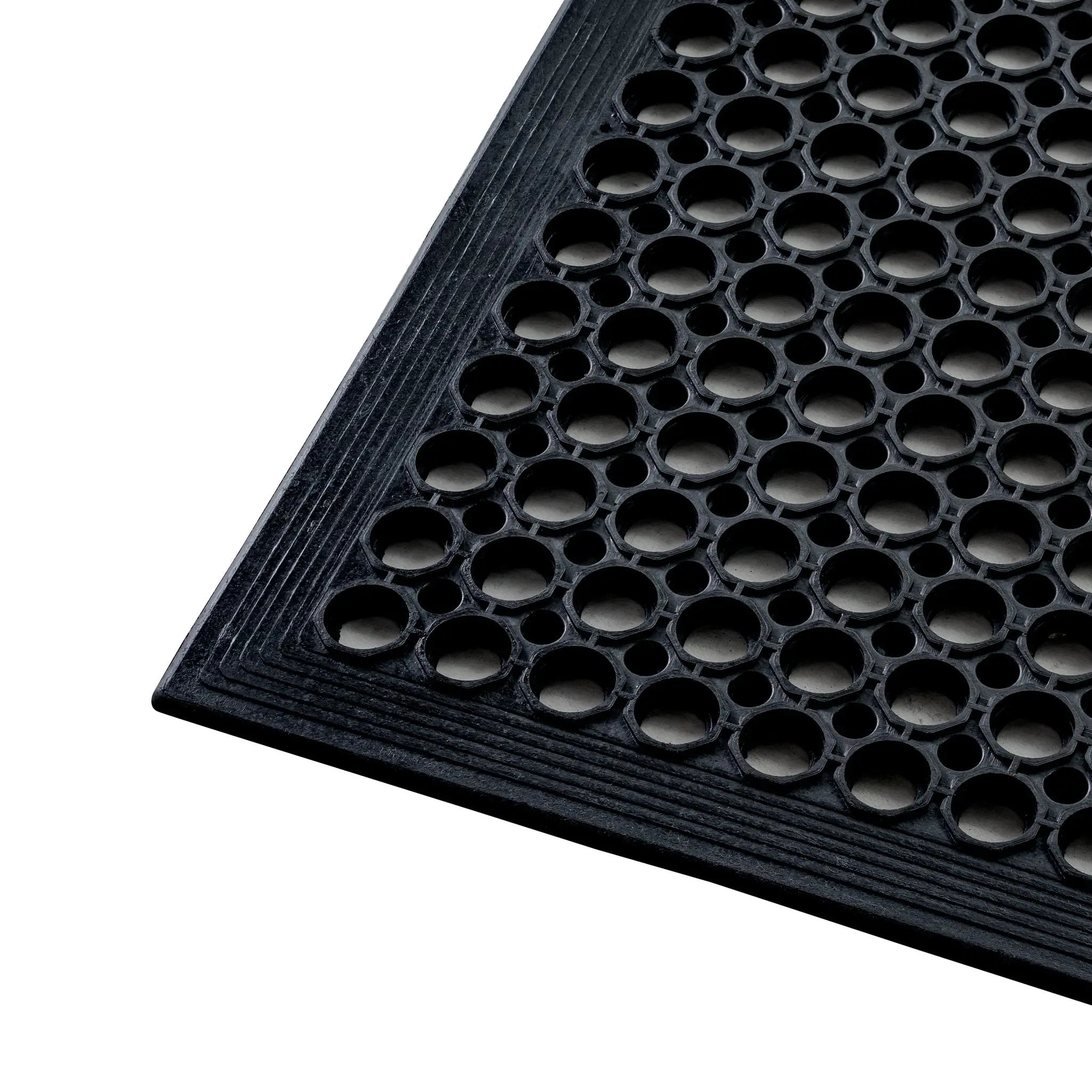 Floortex® Doortex® Open-Top Black Anti-Fatigue Mat - Rug
