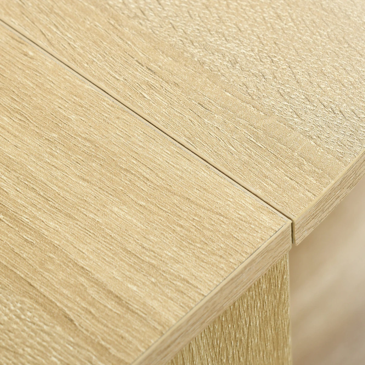 HOMCOM HOMCOM Oak Folding Dining Table Drop Leaves for Kitchens - Dining Table