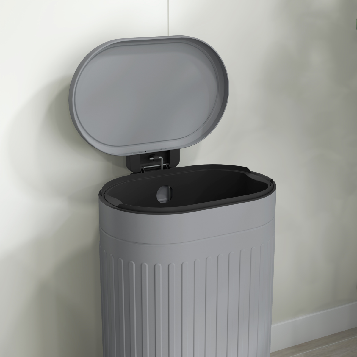 HOMCOM 20L Pedal Bin, Metal Kitchen Bin with Soft-close Lid - from HOMCOM