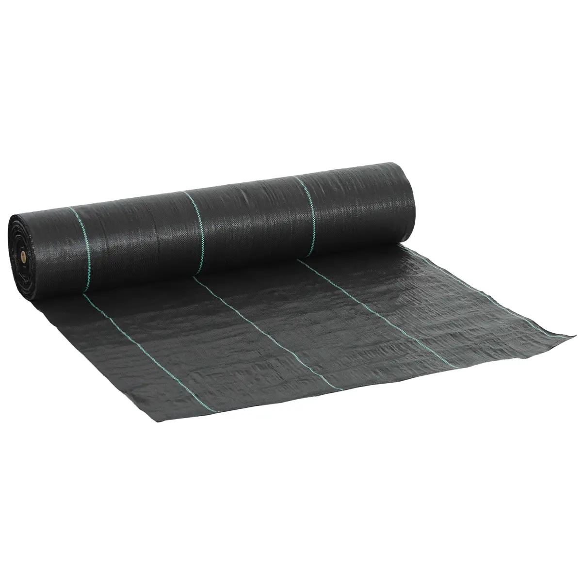 Outsunny Outsunny 1x50m Weed Barrier Fabric Durable Convenient Design Weed Block Mat - Barrier Mats