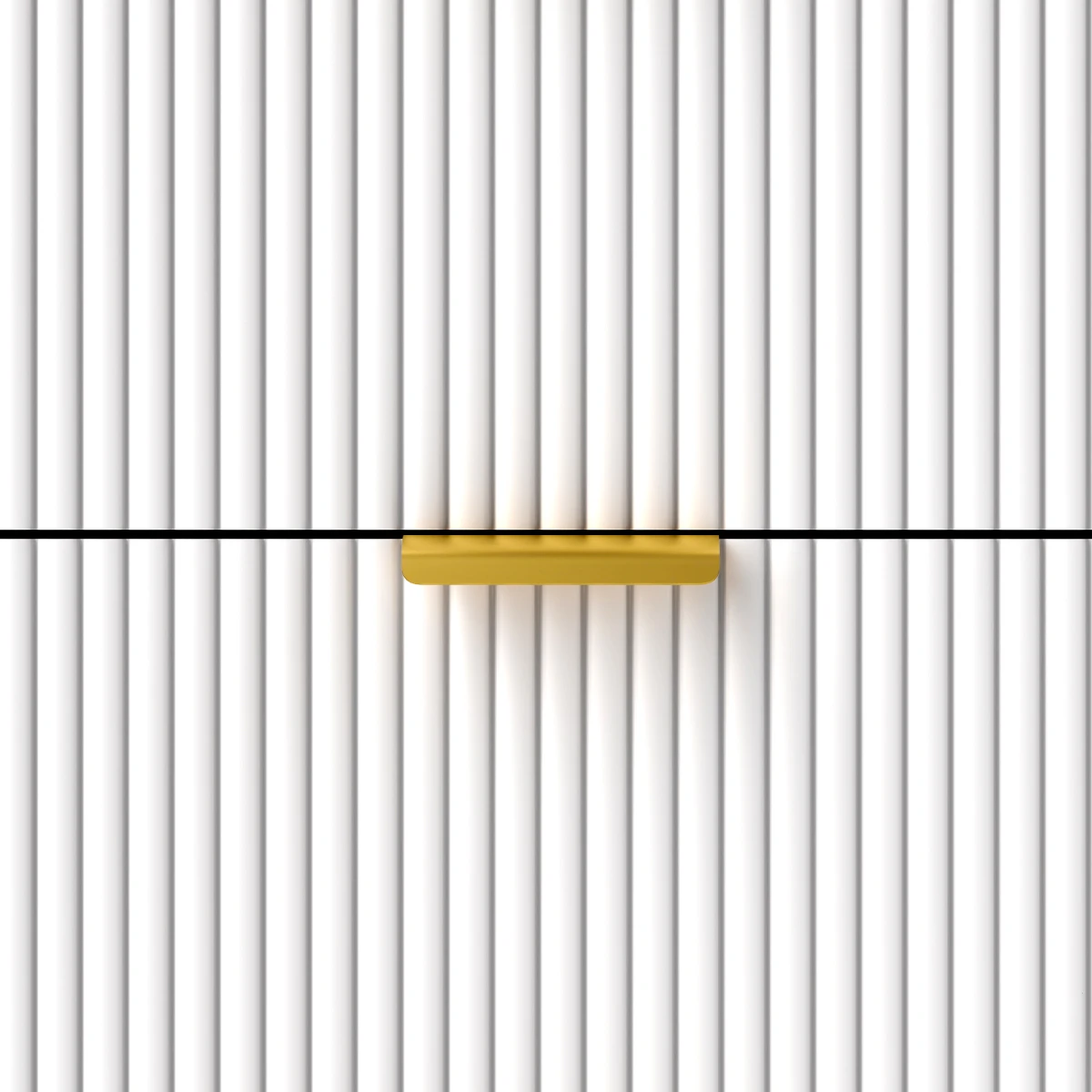 HOMCOM Chest Of Drawers 4-Drawer Standard Size Anti-Tipping Straps Gold Handles Bedroom Storage by HOMCOM