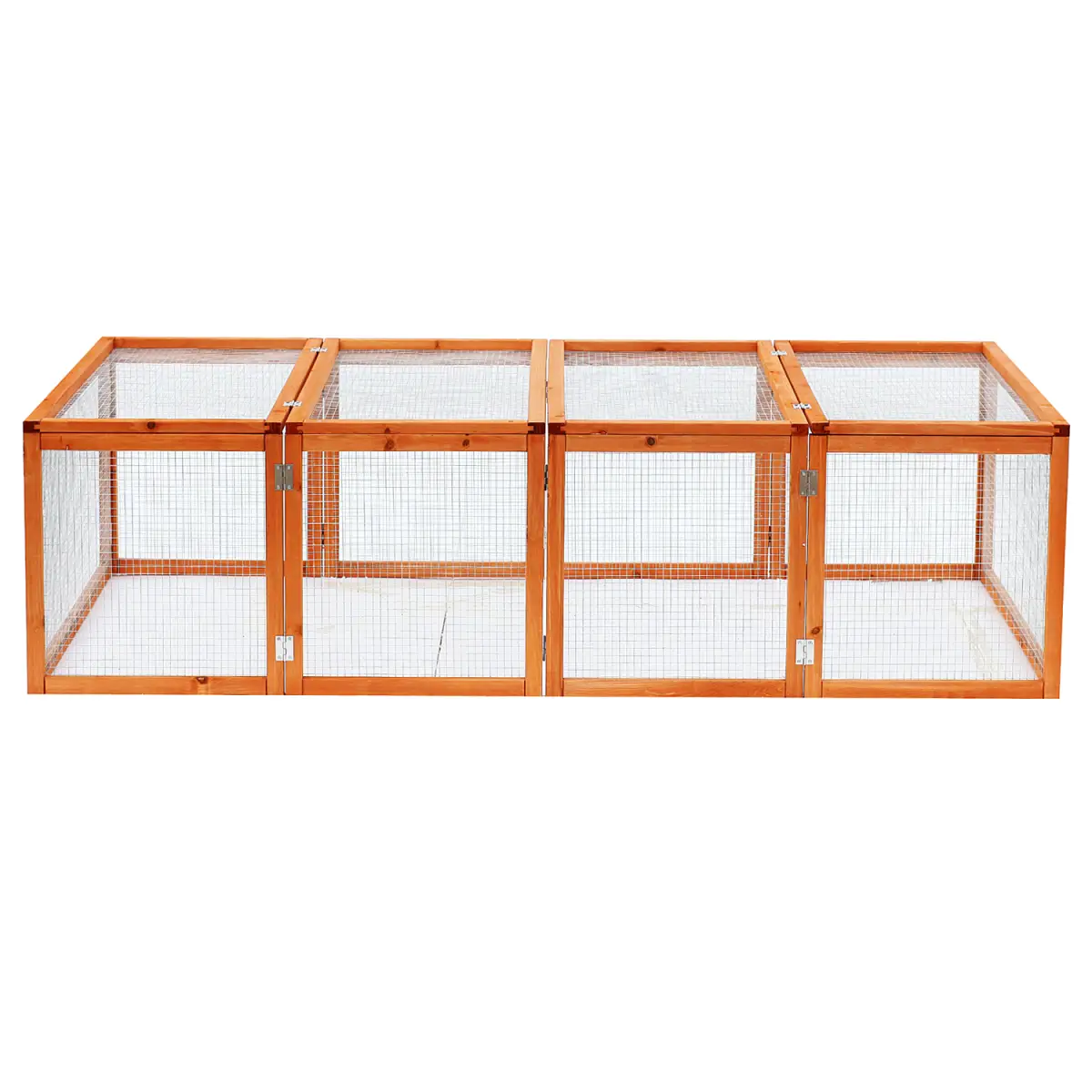 PawHut PawHut Wooden Rabbit Hutch Cage House with Wire Mesh - Rabbit Hutch