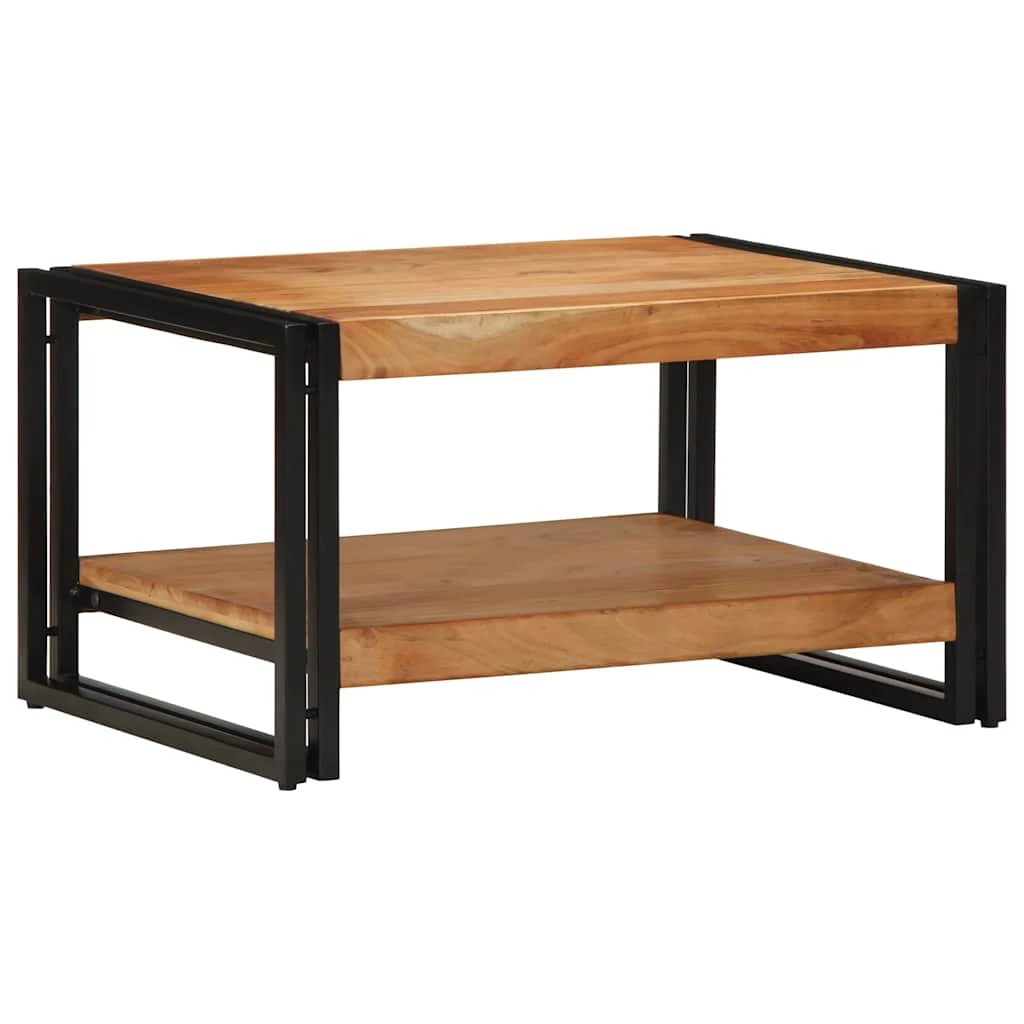 VidaXL Coffee Table 70x50x38 cm Solid Acacia Wood Durable Rustic Living Room Decor by vidaXL