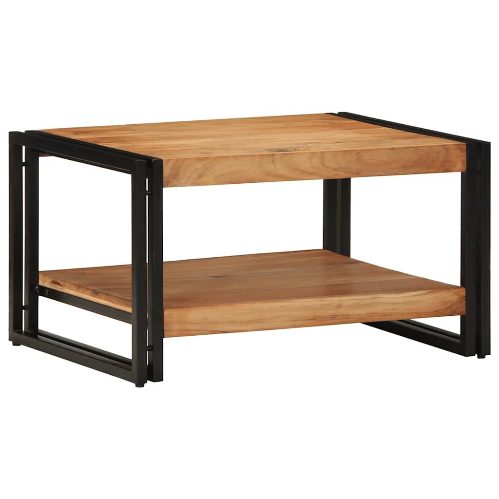 VidaXL Coffee Table 70x50x38 cm Solid Acacia Wood Durable Rustic Living Room Decor by vidaXL