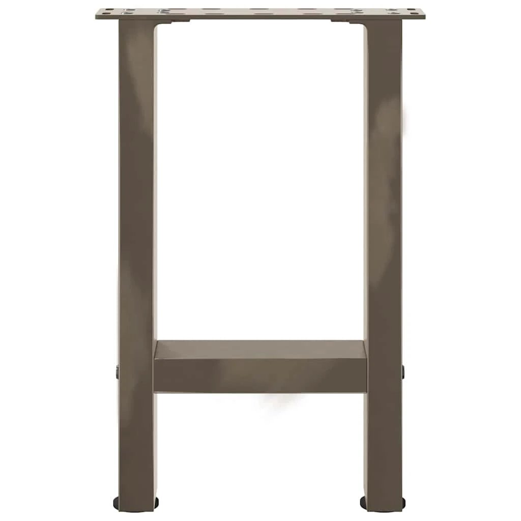 VidaXL Steel Table Legs 38x42to43cm Coated DIY by vidaXL
