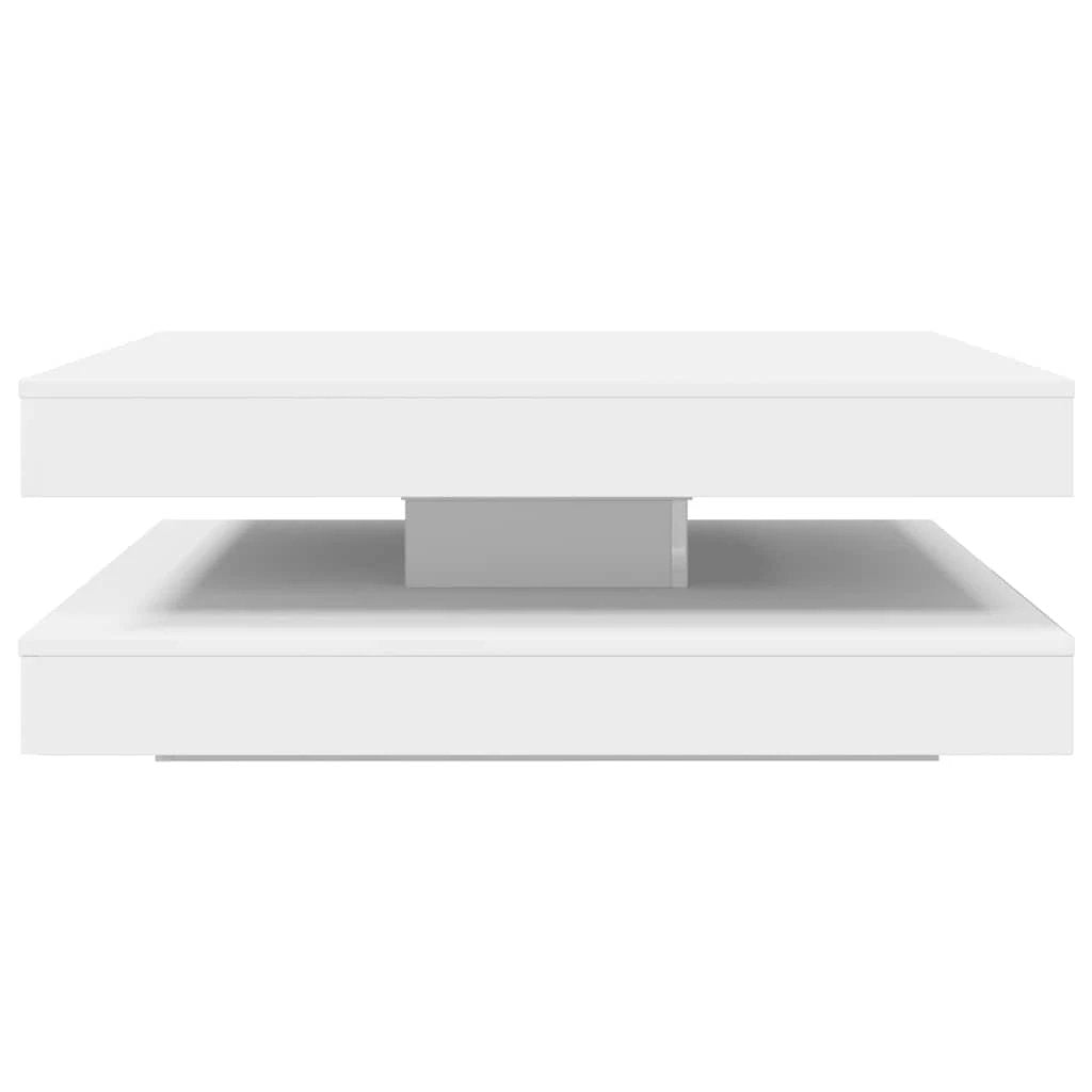 vidaXL Coffee Table 90x90x34.5 Cm 360 Degree Rotatable Modern Centerpiece For Living Room by vidaXL