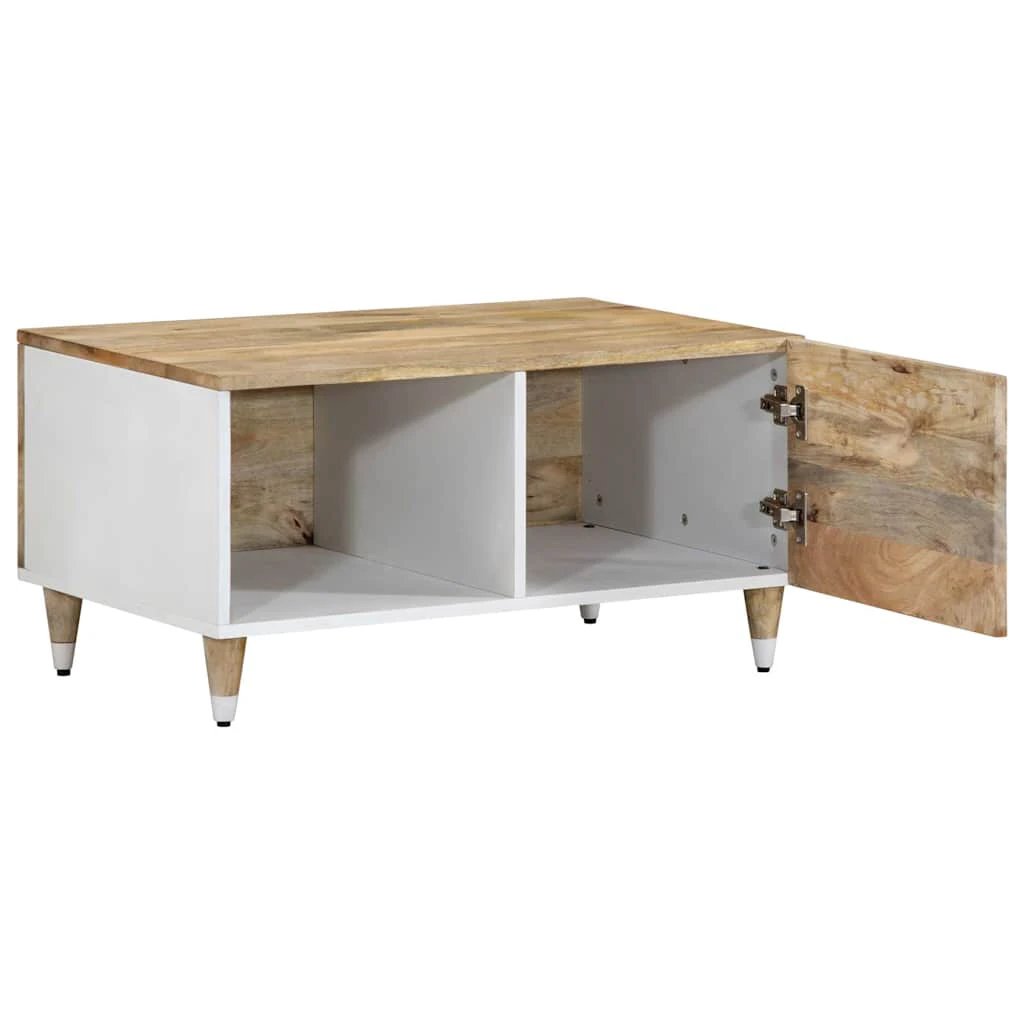 vidaXL Coffee Table 80x50x40 cm Solid Mango Wood by vidaXL