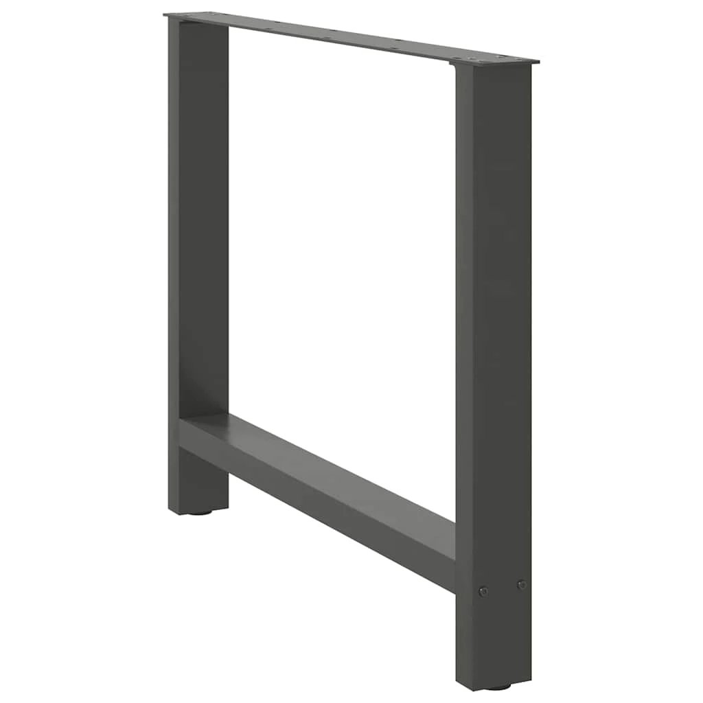 vidaXL VidaXL Coffee Table Legs 100x72-73 cm Powder Coated Steel Sturdy Anthracite For DIY Tables - Coffee Table