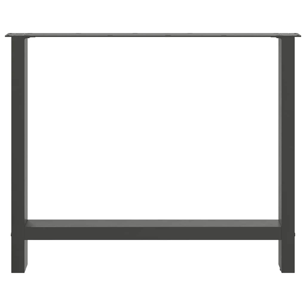 vidaXL VidaXL Coffee Table Legs 100x72-73 cm Powder Coated Steel Sturdy Anthracite For DIY Tables - Coffee Table