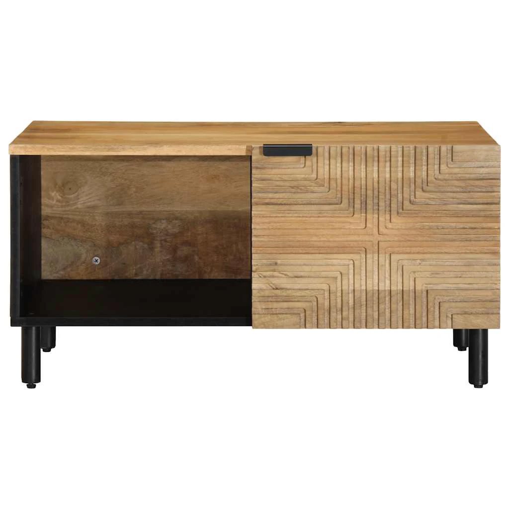 vidaXL VidaXL Coffee Table 80x50x40 cm Solid Mango Wood Durable Finish For Living Room - Coffee Table