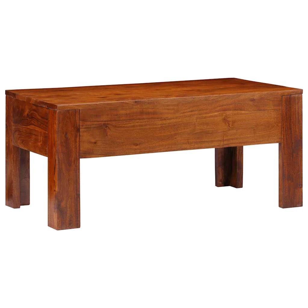 VidaXL Coffee Table 90x50x40 cm Solid Acacia Wood Durable For Living Room Decor by vidaXL
