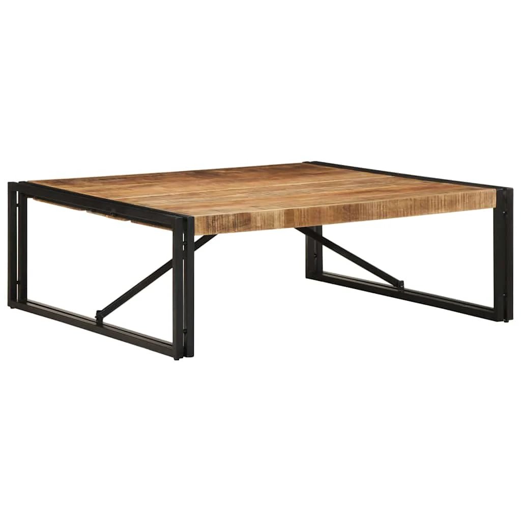 VidaXL Coffee Table 100x100x35 cm Solid Mango Wood Family by vidaXL