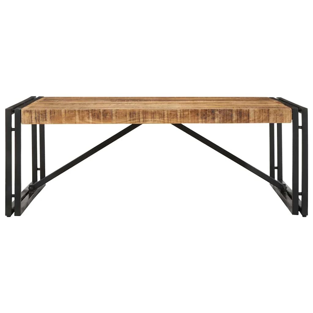 VidaXL Coffee Table 100x100x35 cm Solid Mango Wood Family by vidaXL