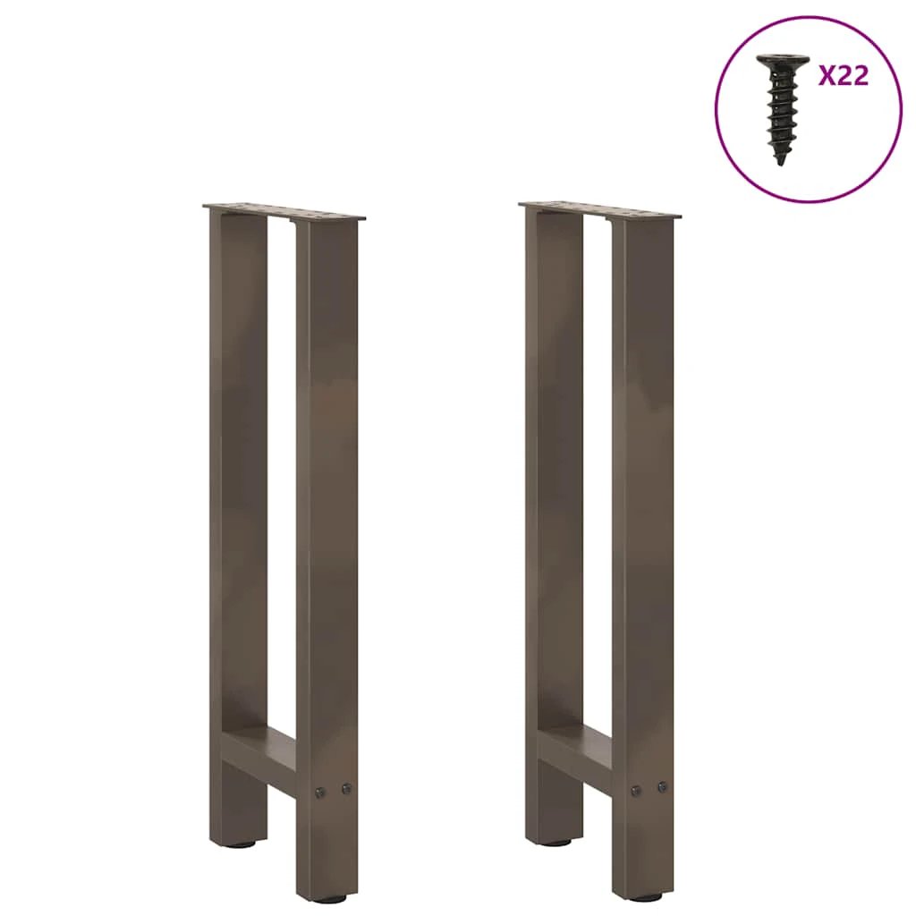 vidaXL Coffee Table Legs 38x72-73 cm Steel DIY by vidaXL