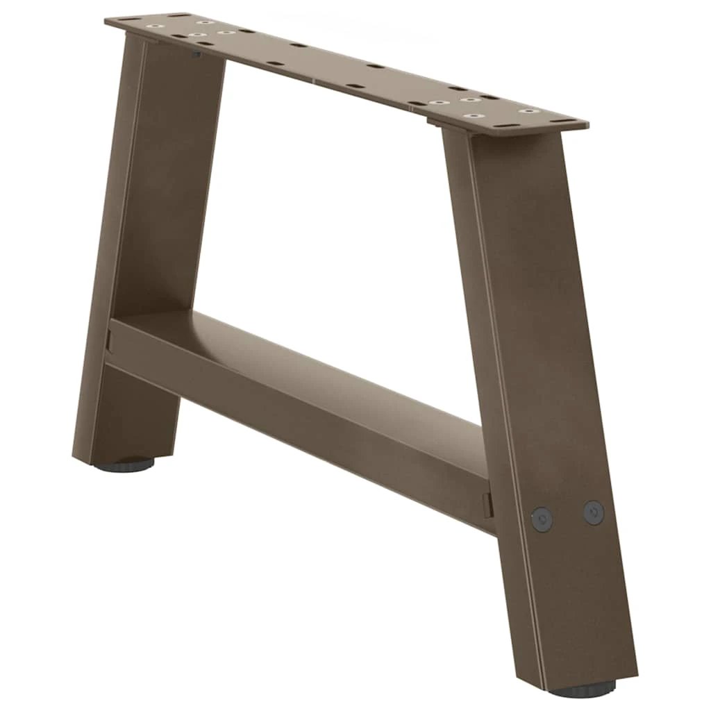 vidaXL VidaXL A Shaped Coffee Table Legs 70x30-31 cm Powder Coated Steel Heavy Duty Set of 2 for DIY Furniture - Coffee Table