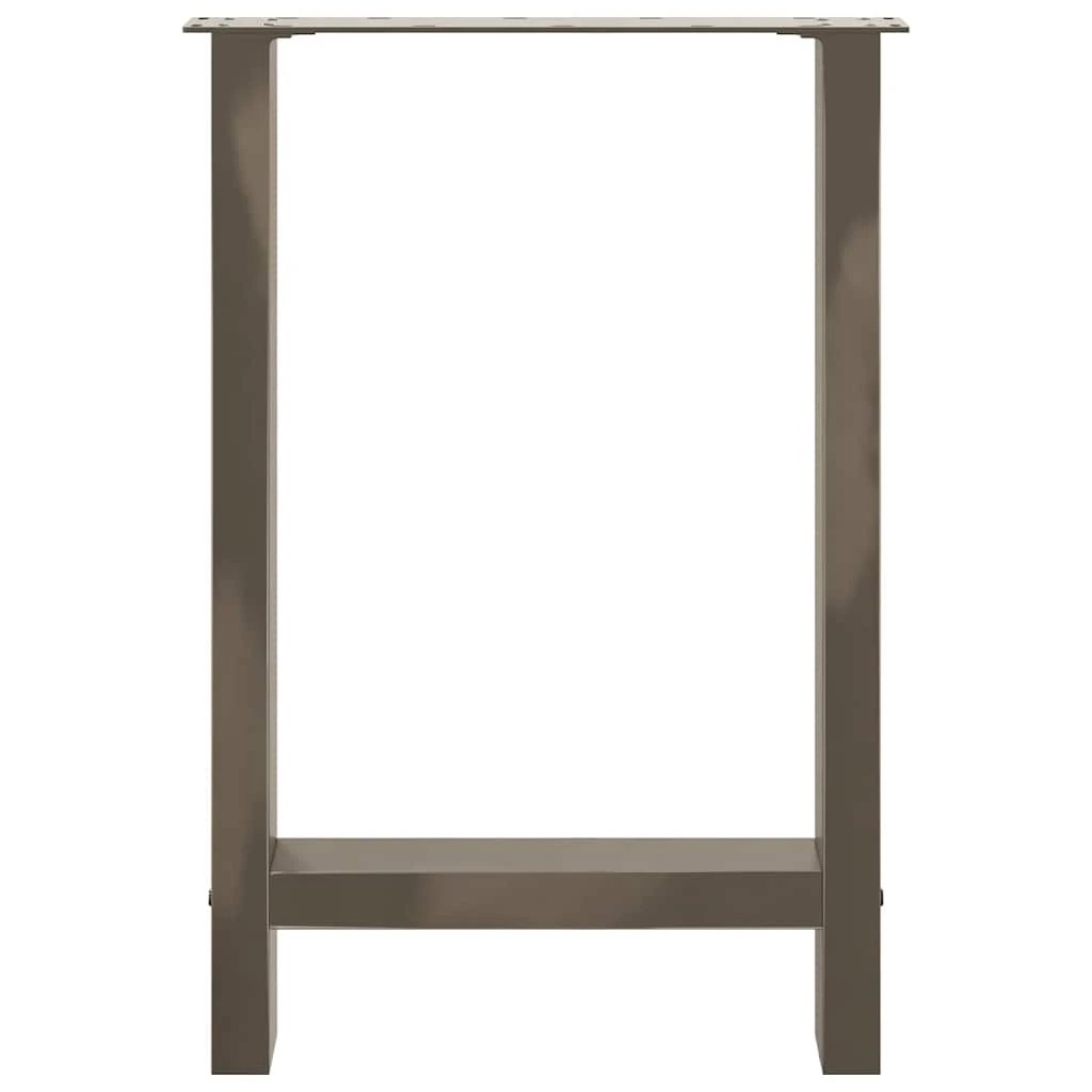 vidaXL VidaXL Coffee Table Legs 50x72 To 73 cm PowderCoated Steel Sturdy DIY Table Support - Coffee Table