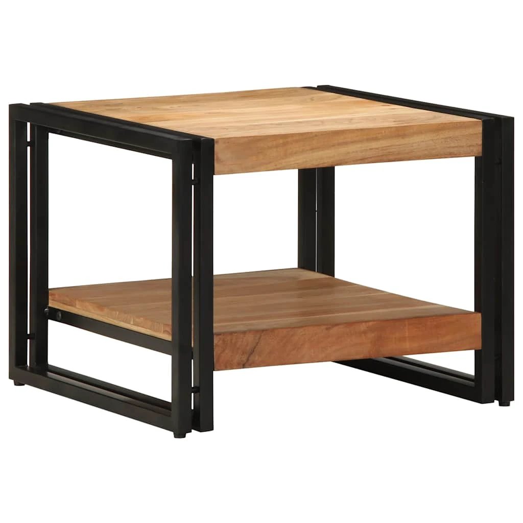 vidaXL VidaXL Coffee Table 50x50x38 cm Solid Acacia Wood for Living Room Entertaining At Home - Coffee Table