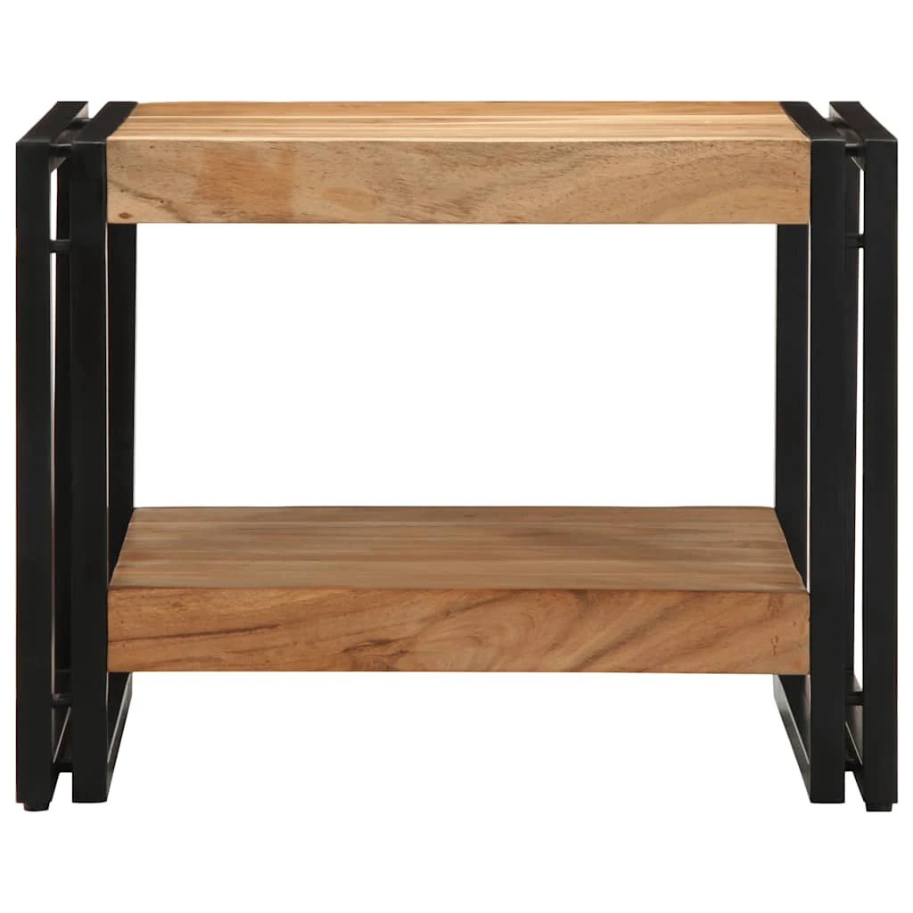 VidaXL Coffee Table 50x50x38 cm Solid Acacia Wood for Living Room Entertaining At Home by vidaXL