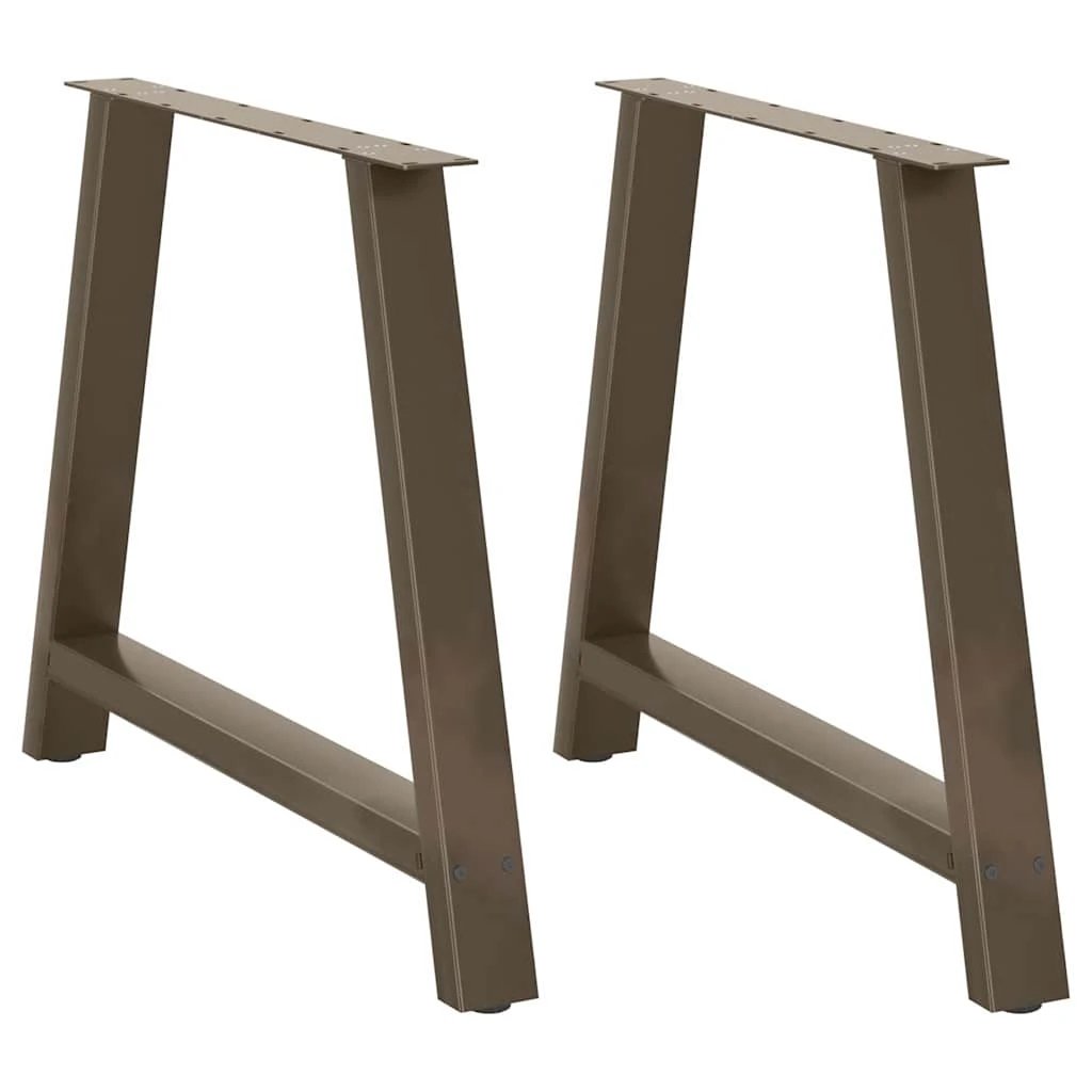 VidaXL Coffee Table Legs A Shaped 90 By 72 To 73 Cm Powder Coated Steel For DIY Tables by vidaXL