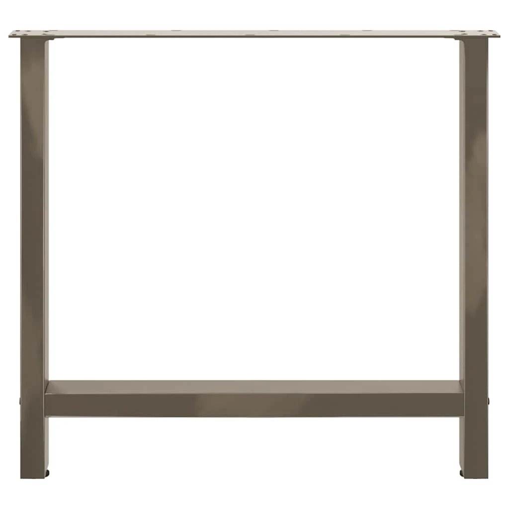 vidaXL VidaXL Coffee Table Legs 80x72-73 cm Powder Coated Steel Two Piece Set for Custom Tables - Coffee Table