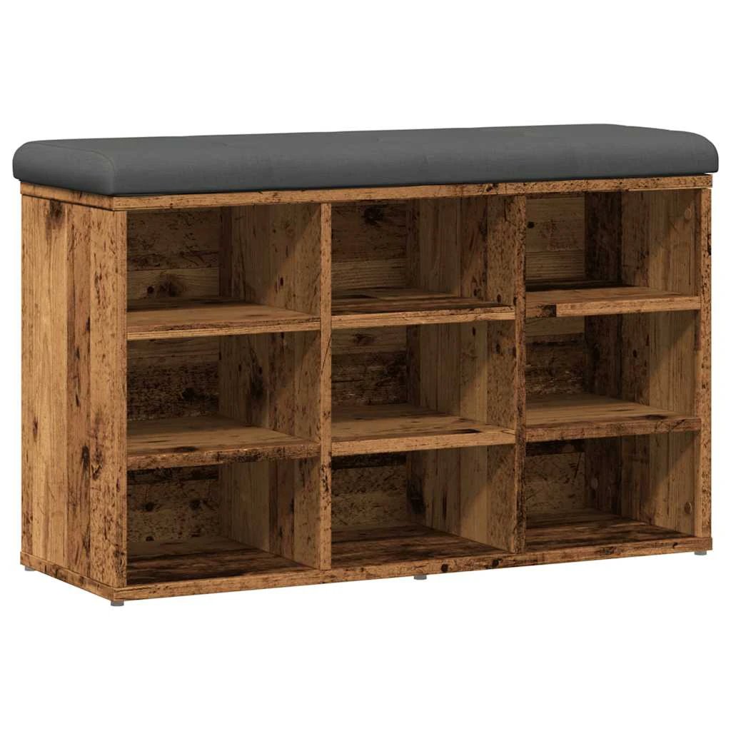 vidaXL vidaXL Shoe Bench 82x32x50 cm Engineered Wood - Shoe Storage