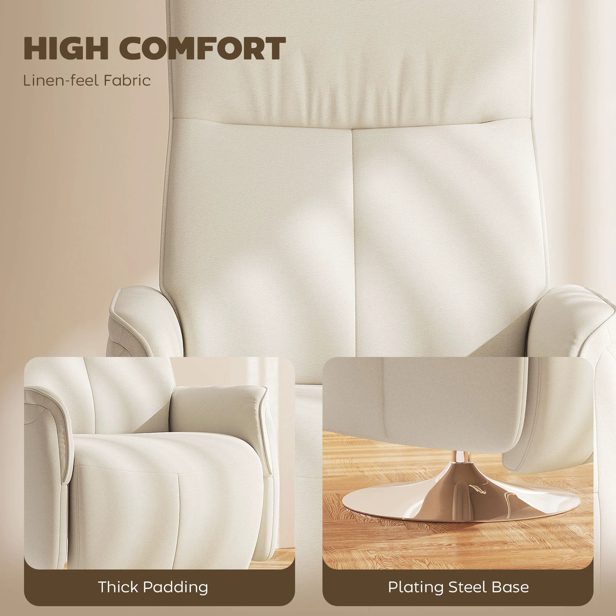 HOMCOM HOMCOM Massage Recliner 135 Degree Recline 10 Point Home Use - Recliner