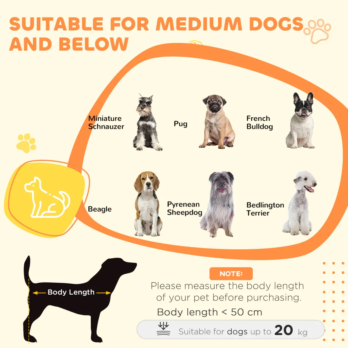 PawHut PawHut Dog Crate Furniture with Anti-Chew Resistant Mesh for Medium Dogs - Dog Crate