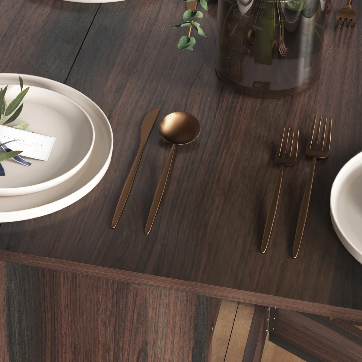 HOMCOM HOMCOM Oval Drop Leaf Table for Small Spaces - Dining Table