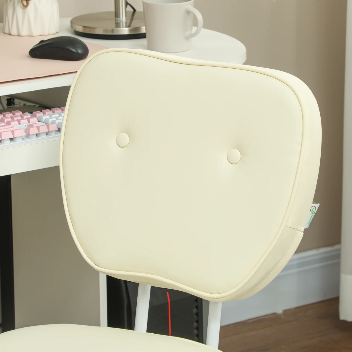 Vinsetto Vinsetto Vanity Chair Compact Adjustable For Desk - Office Chair