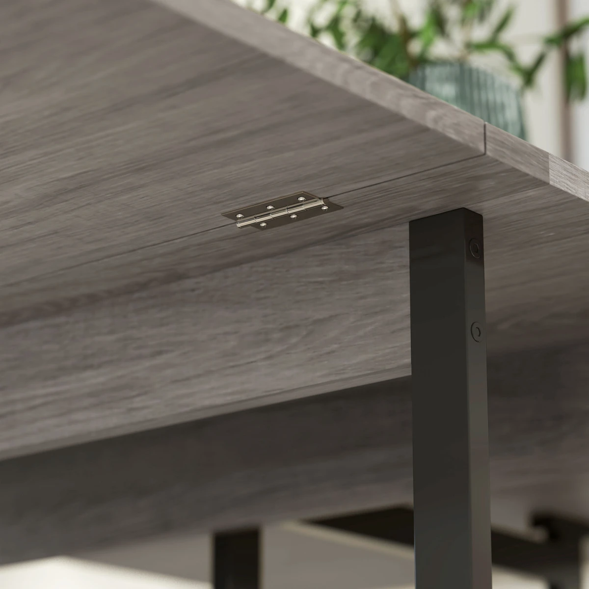 Homcom Folding Dining Table Drop Leaves Compartments Home by HOMCOM