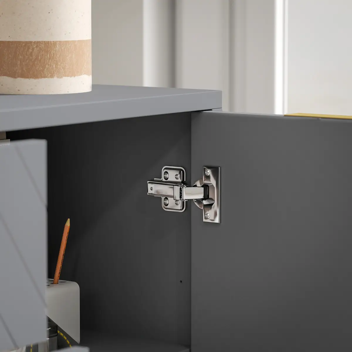 HOMCOM HOMCOM Sideboard Storage Cabinet with Adjustable Shelves - Sideboard