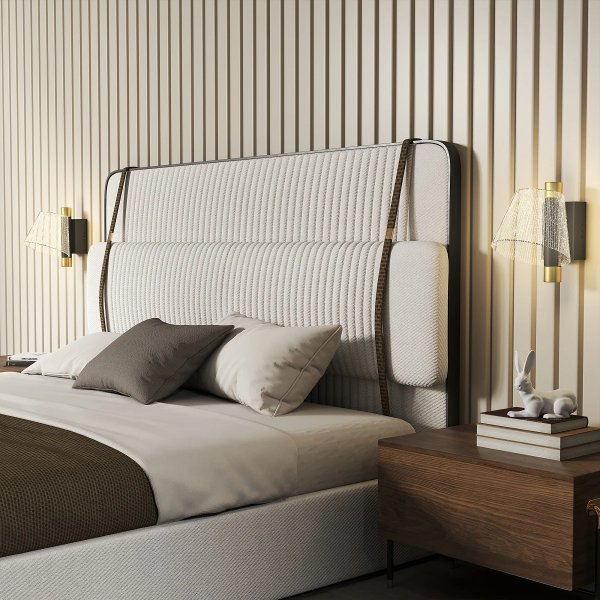 HOMCOM Wall Lamp Duo Starry Light 3Color Homes by HOMCOM