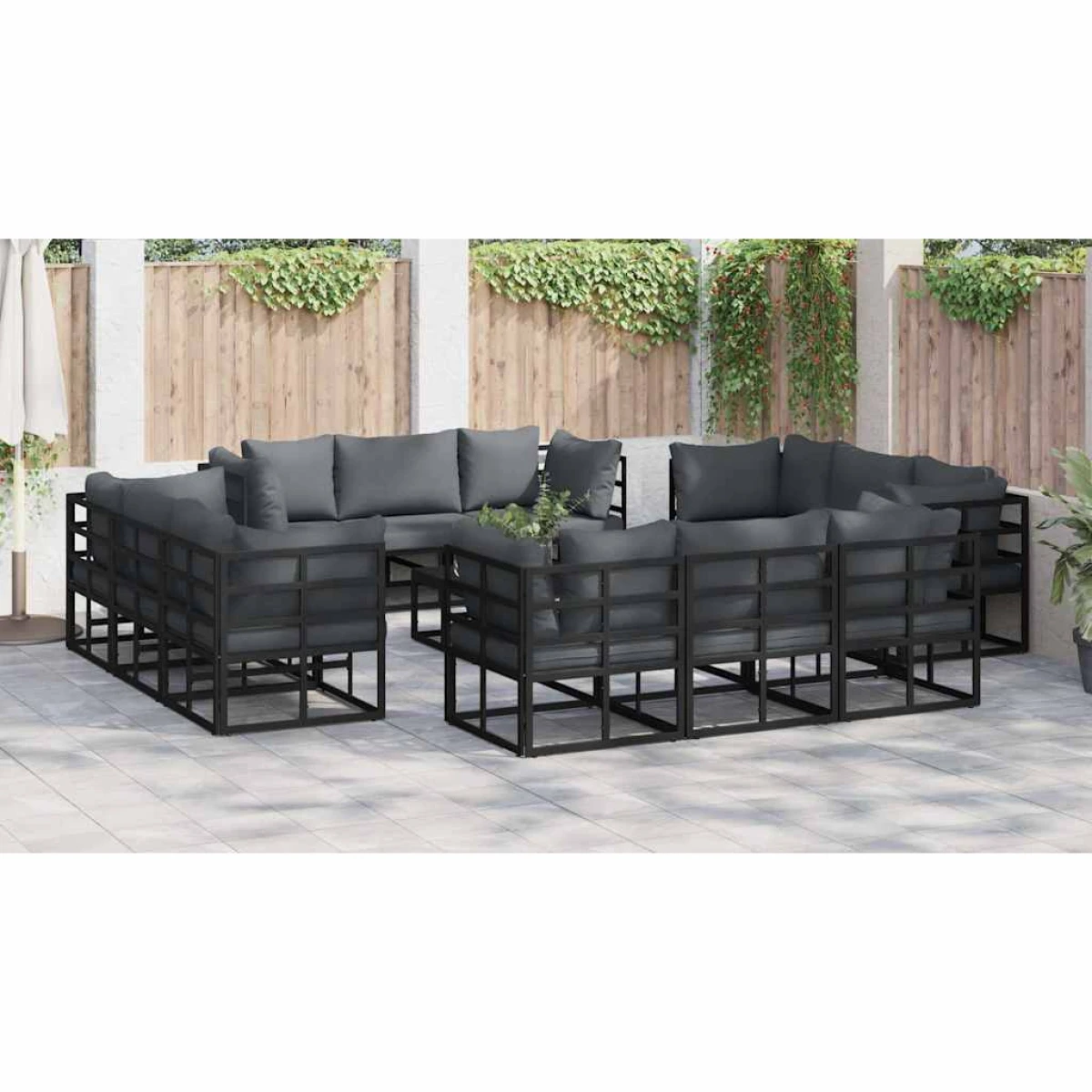 vidaXL VidaXL Sofa Set 12pc Modular Patio - Garden Sofa Sets
