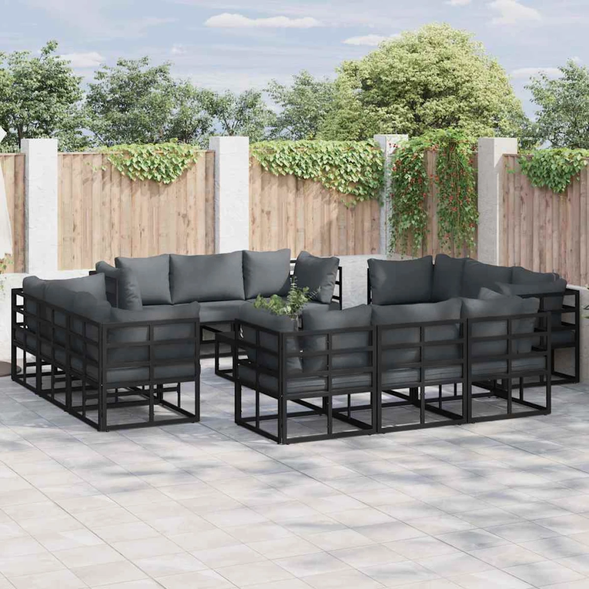 vidaXL VidaXL Sofa Set 12pc Modular Patio - Garden Sofa Sets