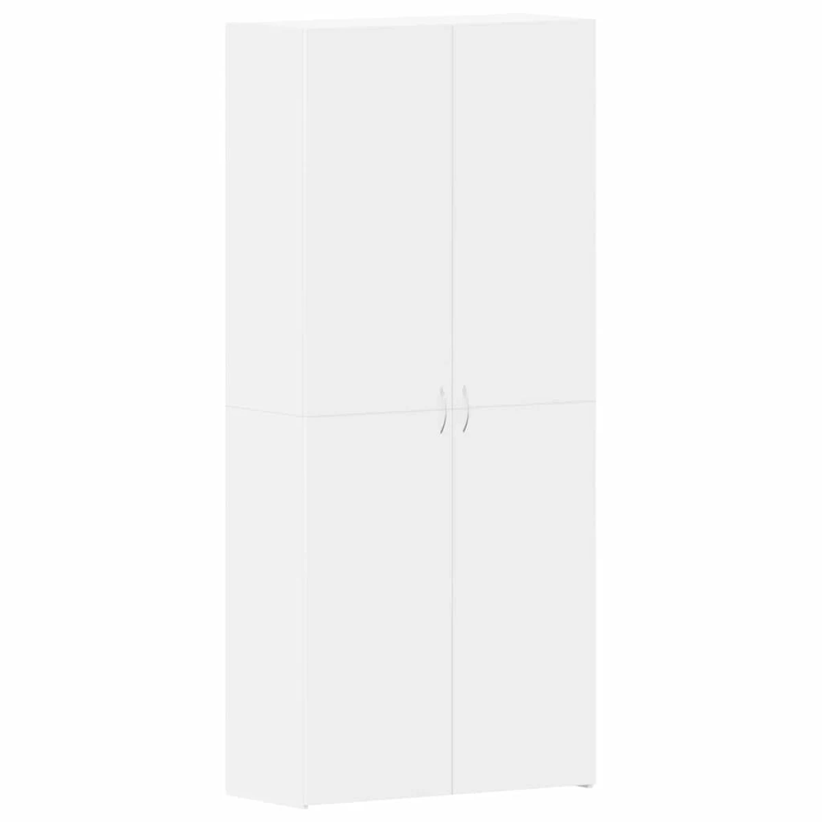 VidaXL Shoe Cabinet 80 x 35.5 x 180 cm With Door Engineered Wood Entryway Storage by vidaXL