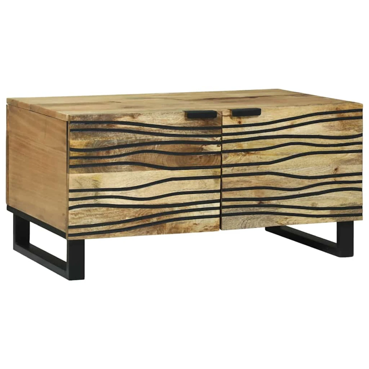 vidaXL VidaXL Coffee Table 80x50x40 cm With Storage Drawers - Coffee Table