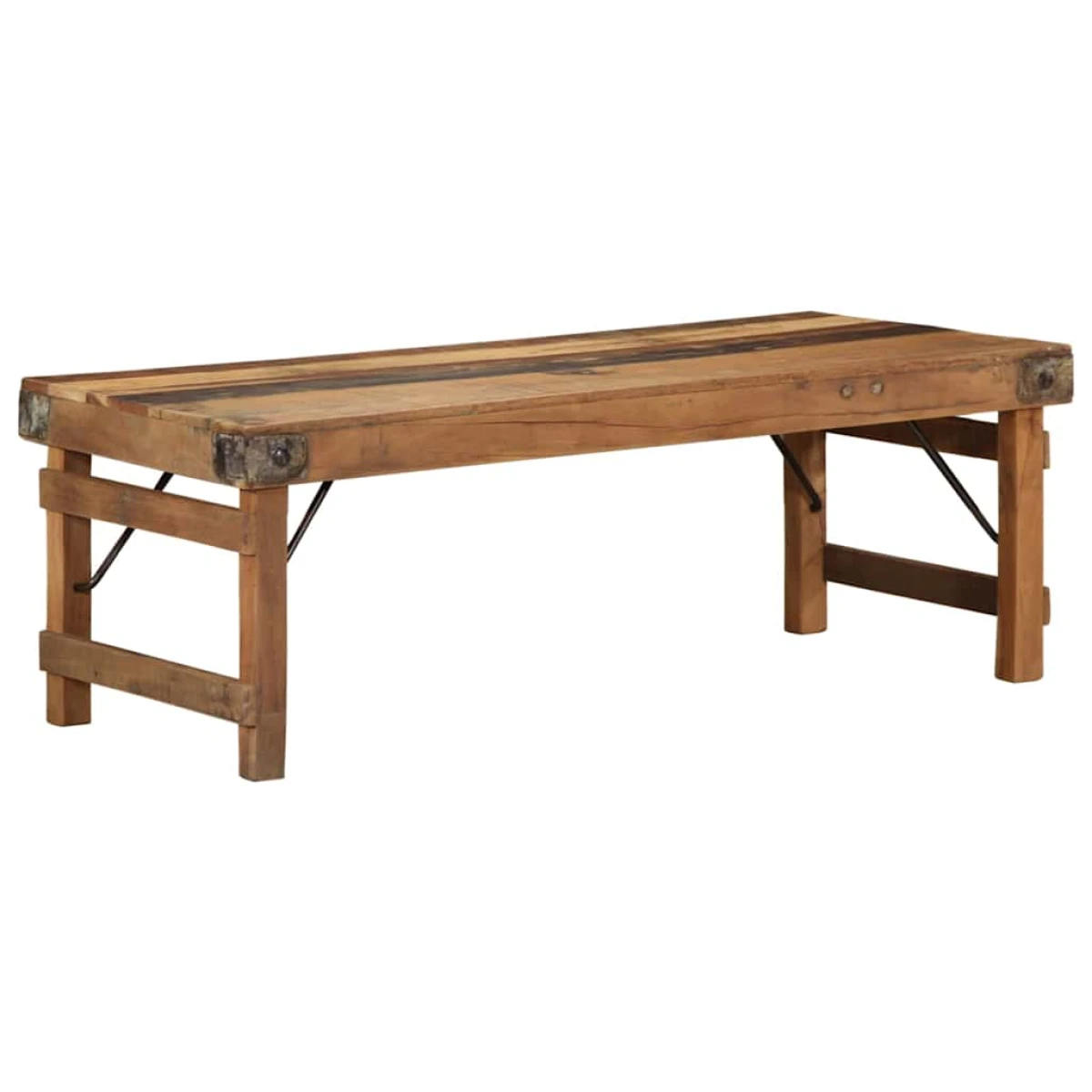 VidaXL Coffee Table 110x55x40 cm Solid Reclaimed Wood Decor by vidaXL