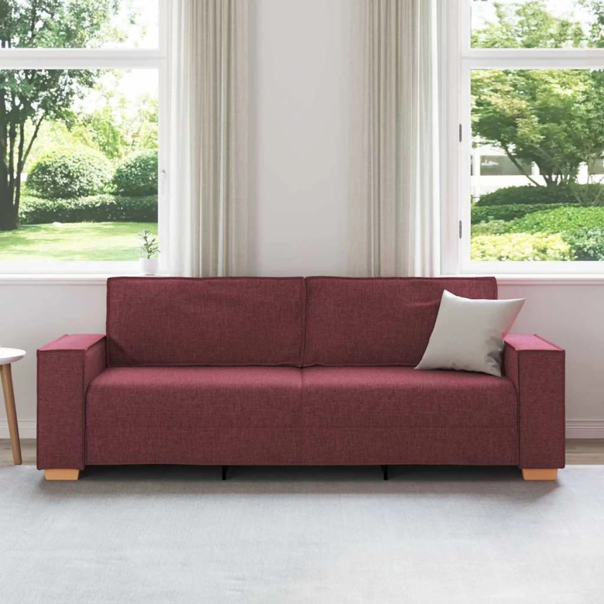 VidaXL 3 Seater Sofa 220x78x84 cm Cushioned Living Room by vidaXL
