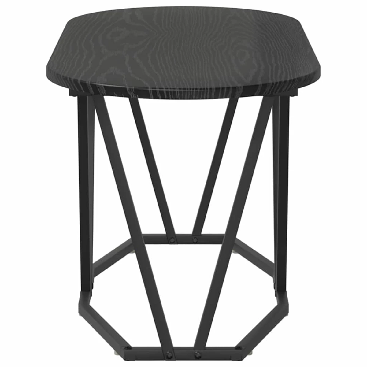 VidaXL Coffee Table 80 x 40 x 40.5 cm Oval Design by vidaXL