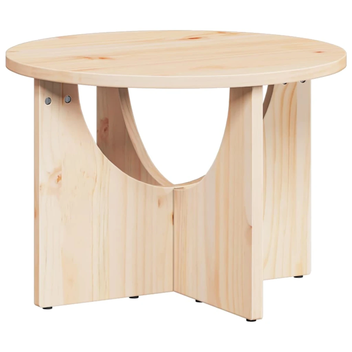 VidaXL Coffee Table 50 x 50 x 35 cm Solid Pine Living Room by vidaXL