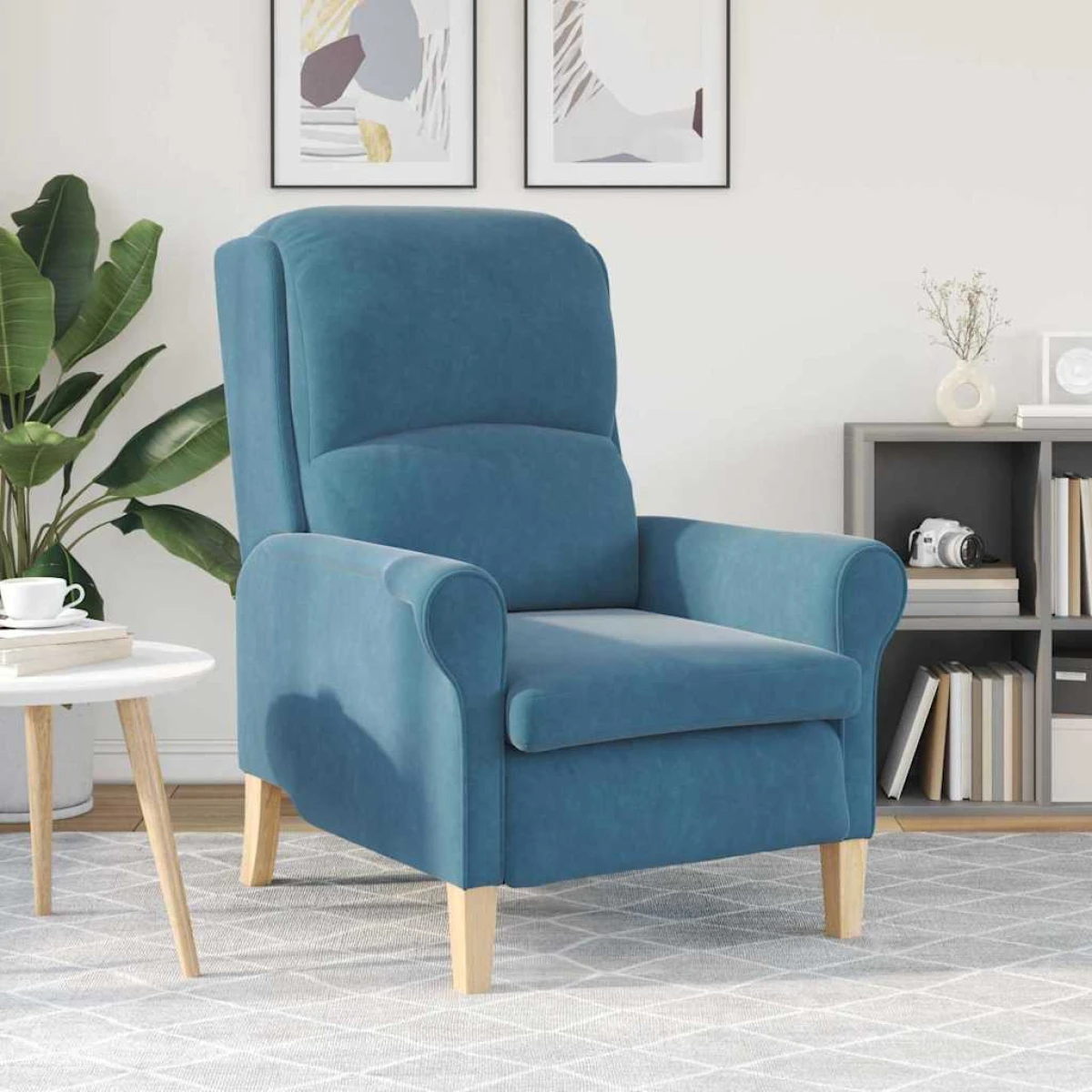 vidaXL VidaXL Armchair 76x94x102 cm Velvet Comfort Living Room - Armchair
