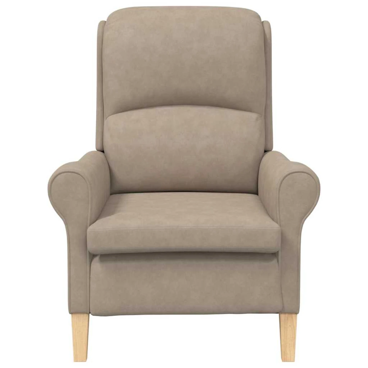 VidaXL Armchair Taupe 76x94x102 Cm Microfibre Living Room by vidaXL