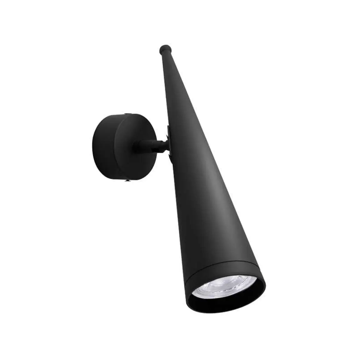 LEDSone Modern Black GU10 Cone Wall Light Adjustable Spotlight~4598 - Spotlight