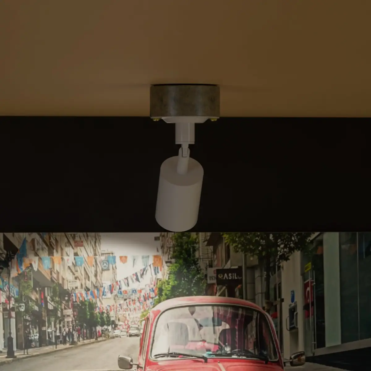 LEDSone Rotatable Metal Wall Spotlight GU10 Conduit Light Fixture ~ 5642 - Spotlight